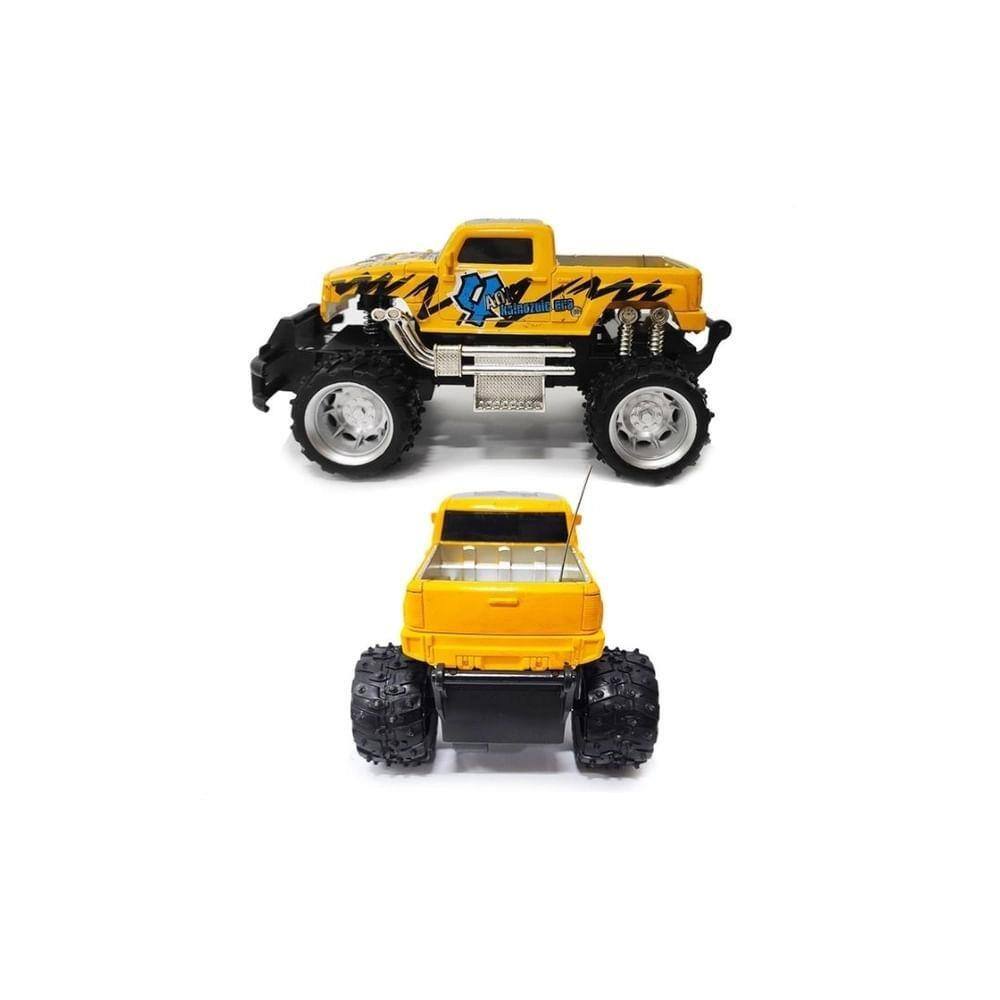 Carro Pick Up com Controle Remoto - Amarelo - Button Shop