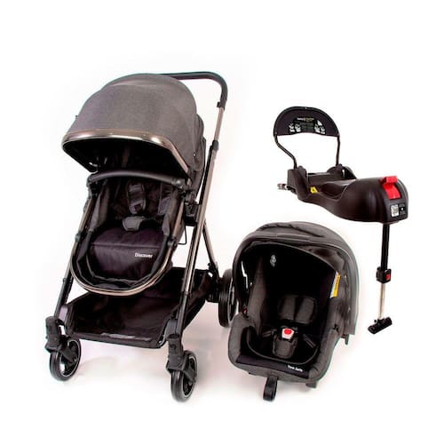Travel System Discover Trio Isofix Safety 1st - Grey Menor preço em Travel System Discover Trio Isofix Safety 1st - Grey