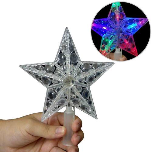 Estrela Pisca Pisca 10 Leds Colorida | Ponto Estrela Pisca Pisca 10 Leds Colorida | Ponto