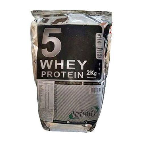 Whey Protein 2kg Refil 28g proteína por dose morango Ponto