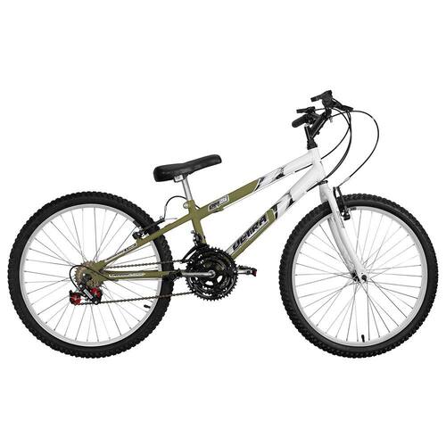 ULTRA BIKE Bicicleta Bikes Feminina Aro 24 – 18 Marchas Cinza