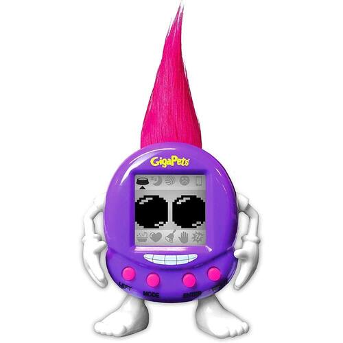 Giga Pets Trolls Virtual Pet Electronic Toy (Roxo) Mantenha seu troll