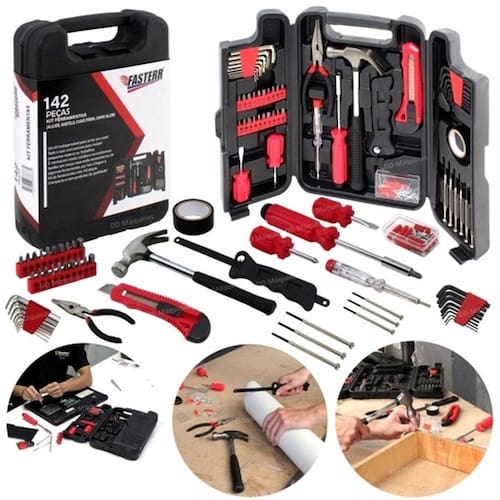 Kit de Ferramentas Fasterr 142 peças é ruim? Kit de Ferramentas Fasterr 142 peças é boa?