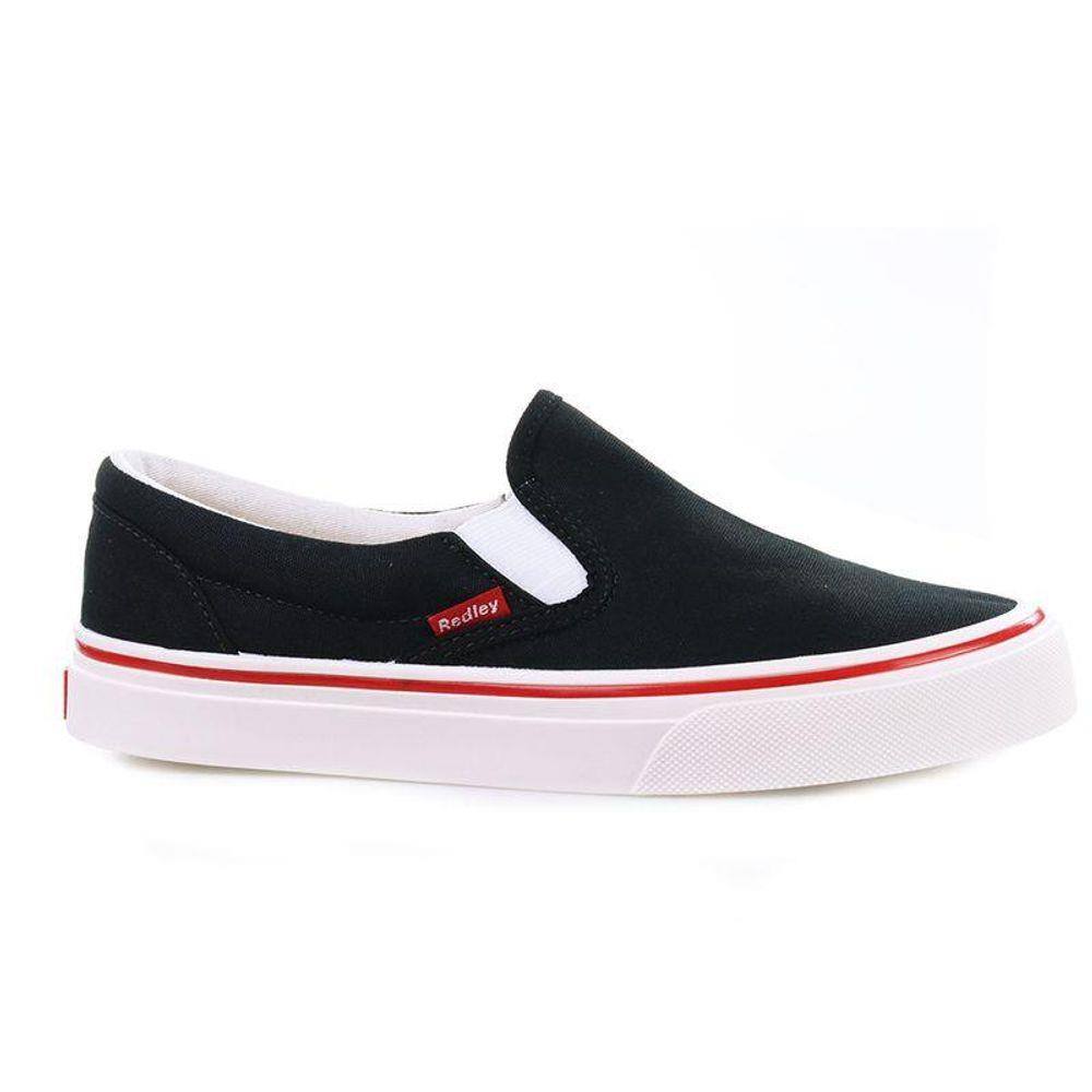 Tênis Redley Originals Slip On Cinza / Branco