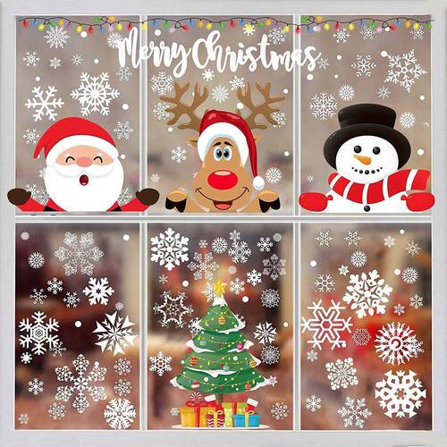 Janela de Natal agarra 262PCS Adesivos | Ponto Janela de Natal agarra 262PCS Adesivos | Ponto