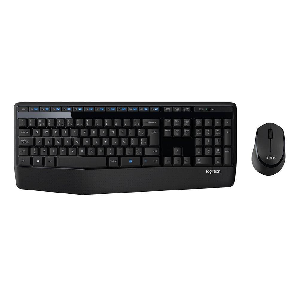 Kit Teclado e Mouse Logitech MK345 Preto