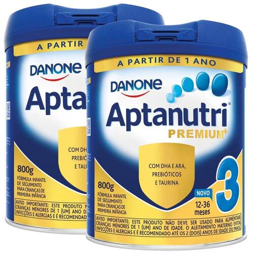 Fórmula Infantil Aptanutri Premium 3 800g | Kit com duas unidades é ruim? Fórmula Infantil Aptanutri Premium 3 800g | Kit com duas unidades é boa?
