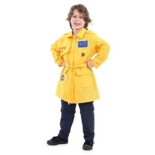 Fantasia DPA Max Jaleco Amarelo Infantil - Fantasia Kids