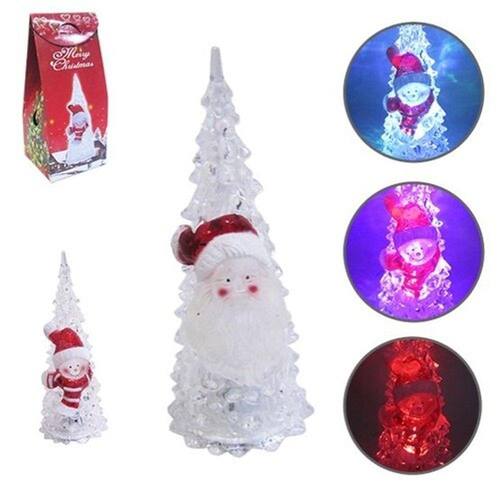 Árvore de Natal Acrílico Papai Noel | Ponto Árvore de Natal Acrílico Papai Noel | Ponto
