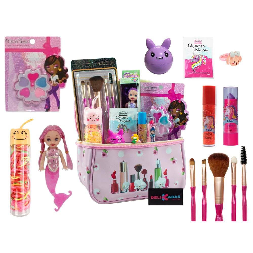 Boneca de maquiagem infantil em promoção