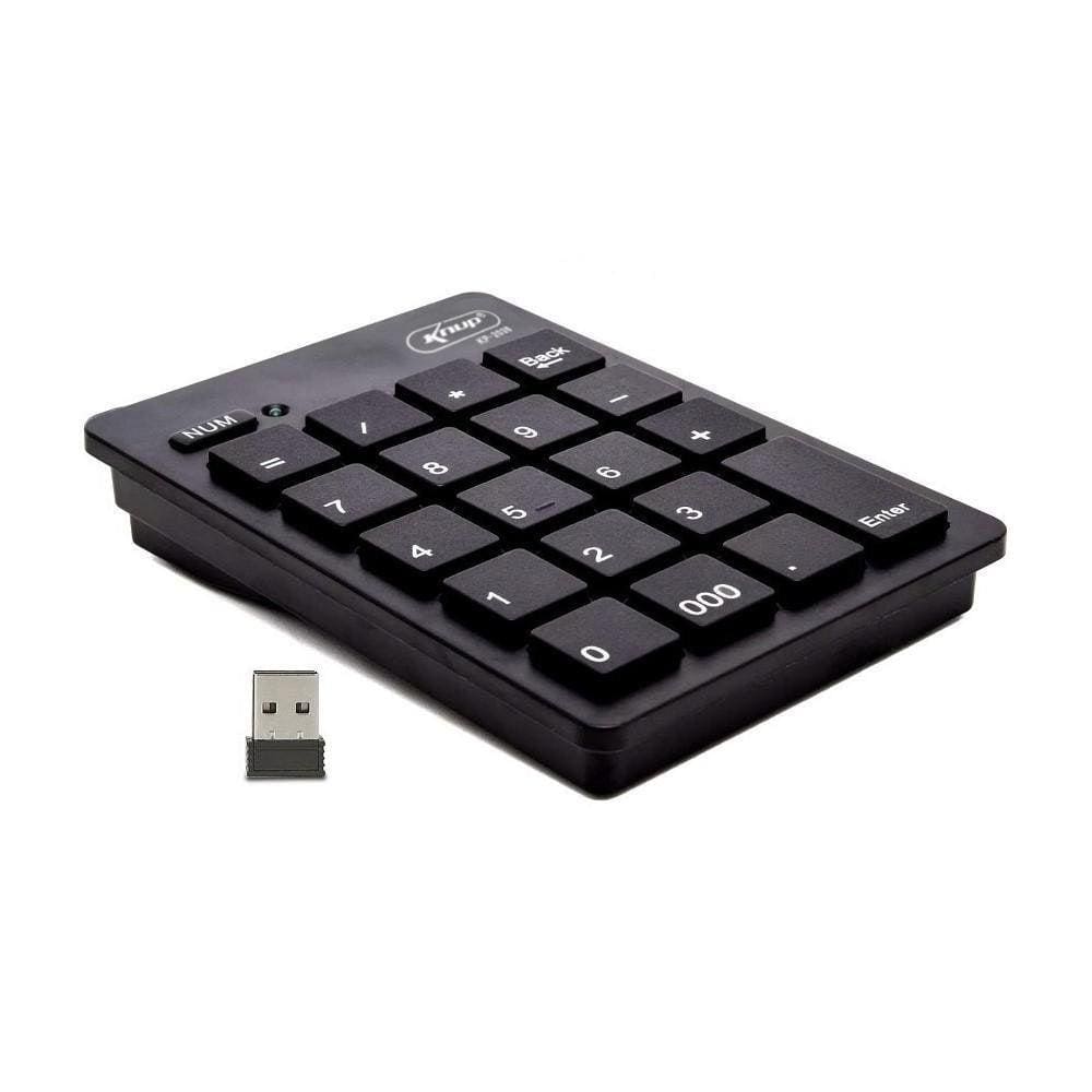 Teclado numérico pequeno, 2.4ghz, sem fio, número, teclado numérico, usado  para contadores, laptops, laptops e