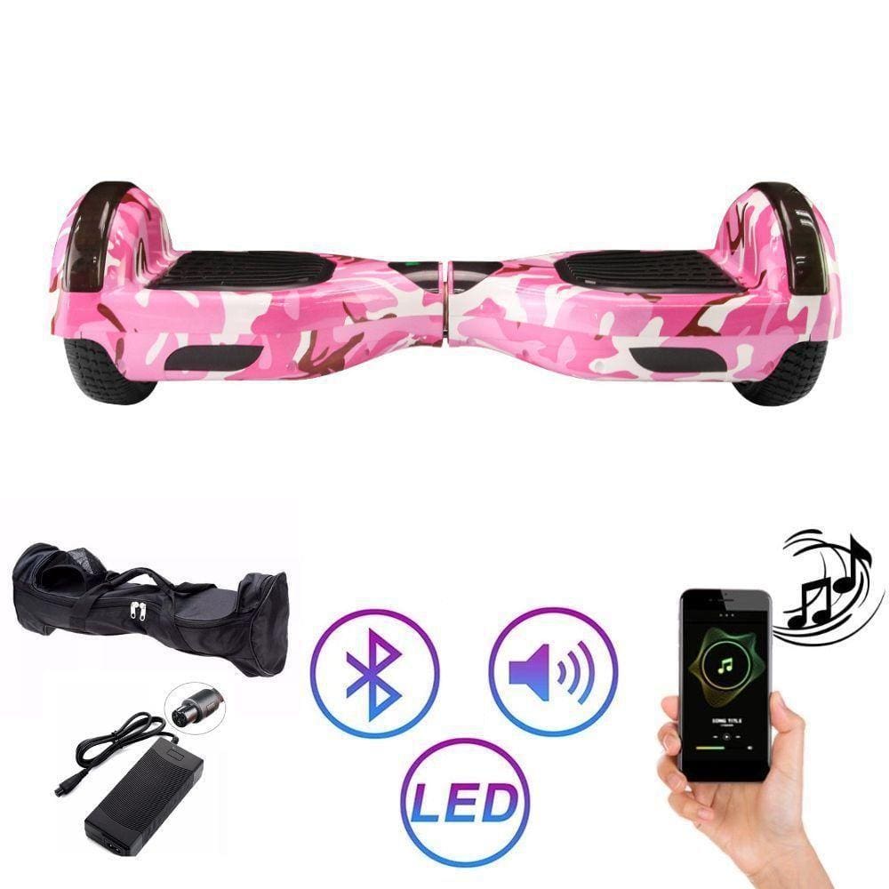 Hoverboard Skate Eletrico 6.5 Bluetooth Duas Rodas Balance Cor