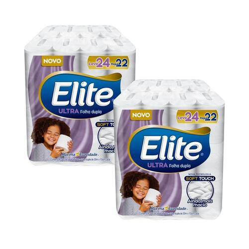 Papel Higiênico Folha Dupla Elite 48 Rolos Menor preço em Papel Higiênico Folha Dupla Elite 48 Rolos