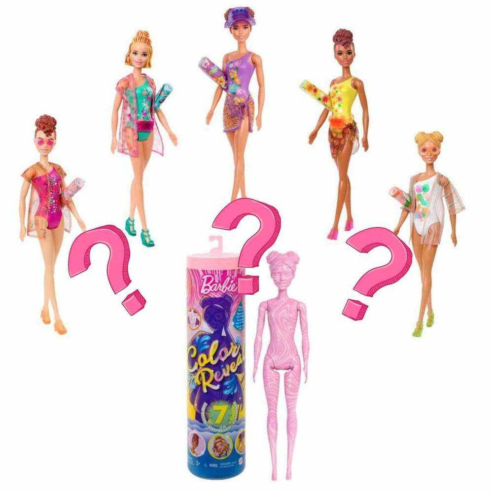 barbie color reveal festa confetti gwc58