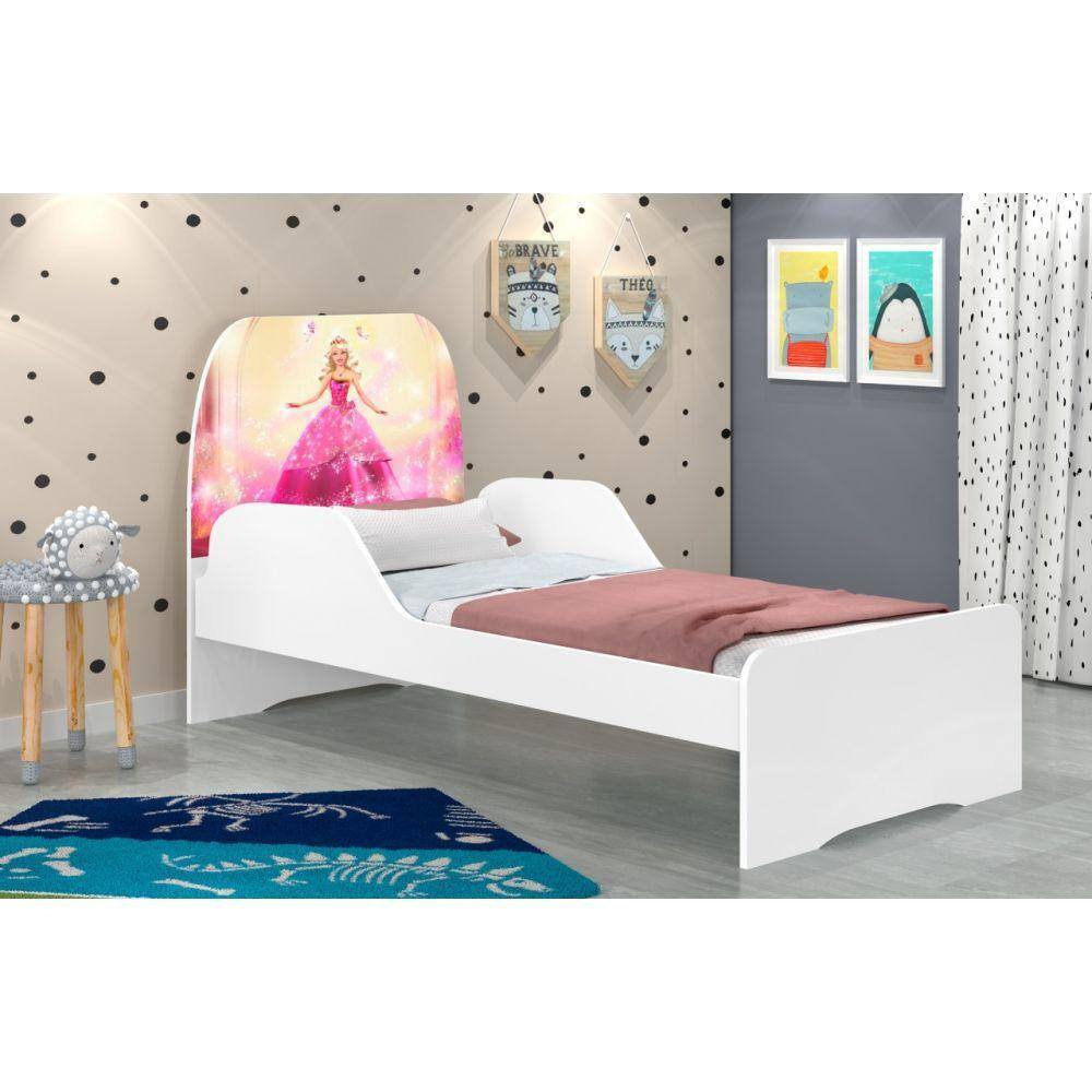 Mini cama barbie com colchao