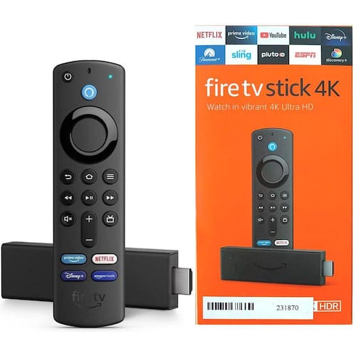 Fire TV Stick 4k Ultra HD Menor preço em Fire TV Stick 4k Ultra HD