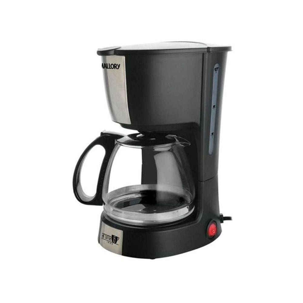 Cafeteira Elétrica Mallory Aroma 16 xícaras 550W com Jarra de Vidro - Preto/Inox 110V