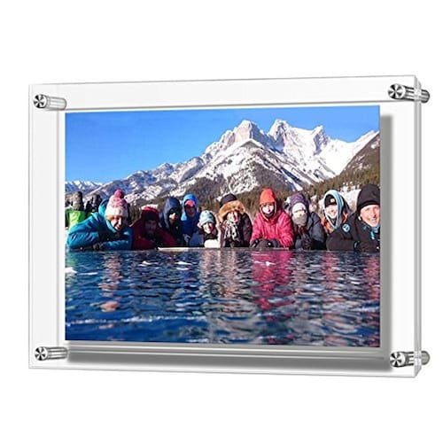 Boxalls Acrilic Wall Mount Floating Picture Frame 14 x 11 Inches, Hanging Mounted Fraess Photo Boxalls Acrilic Wall Mount Floating Picture Frame 14 x 11 Inches, Hanging Mounted Fraess Photo