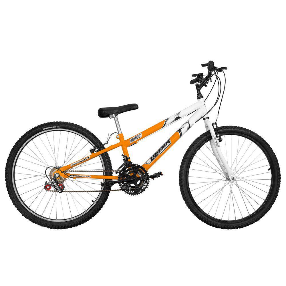 Bicicleta Aro 26 Ultra Bikes Feminina Bicolor 18 Marchas Freios V-Brake