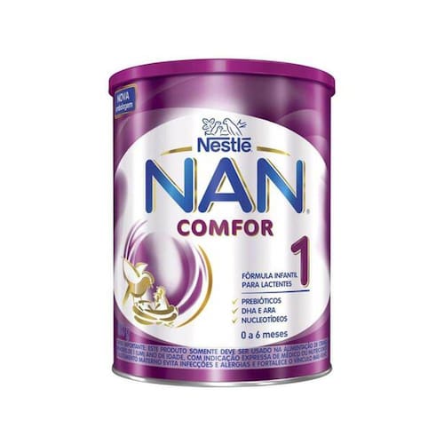 Fórmula Infantil Nestlé Leite Comfor 1 NAN - 800g Menor preço em Fórmula Infantil Nestlé Leite Comfor 1 NAN - 800g