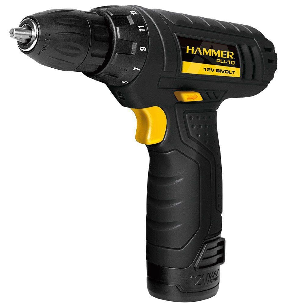 Parafusadeira a Bateria 12V Li-Ion 3/8 Pol. - HAMMER-GYPLI10