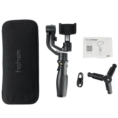Hohem Gimbal Isteady Mobile Plus Mobile+ 3 Eixos Portátil Escorrega