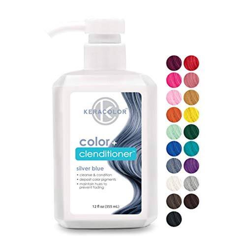 Keracolor Clenditioner SILVER BLUE Hair Dye Semi Permanent Hair Color