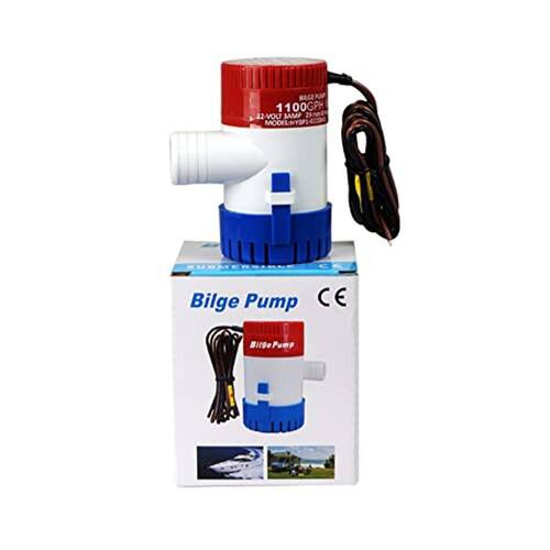 ECOWORTHY 1100GPH 12V Marine Electric Bilge Pump for Boat Caravan RV