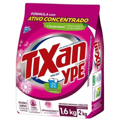 Sabão em Pó Lava Roupas Concentrado Tixan YPÊ Maciez Sachê 1,6 Kg é boa?
