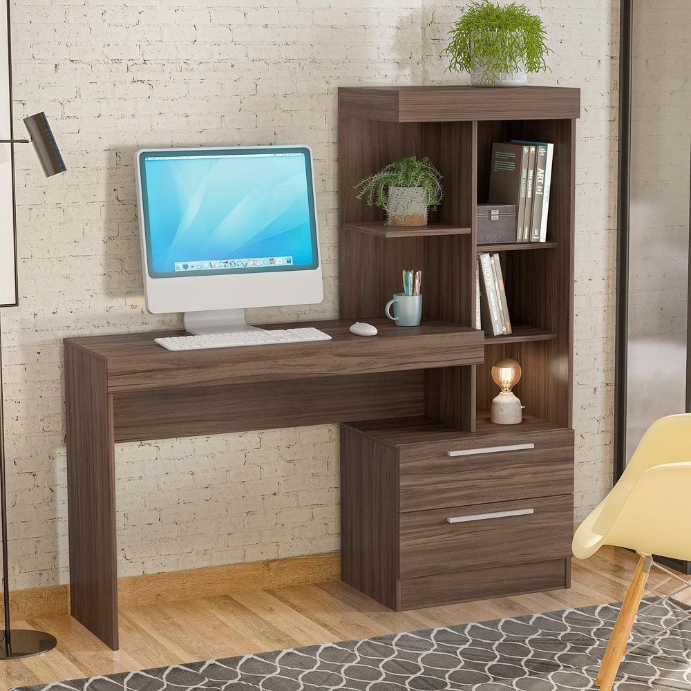 Mesa De Estudos Home Office Ideal Para Notebook E Desktop Casa💪