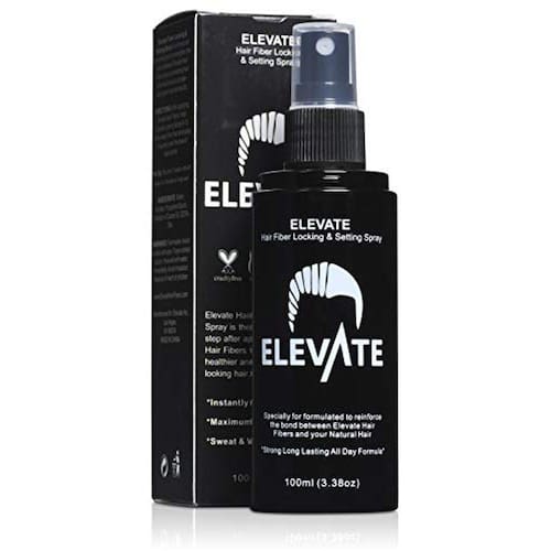 Elevate Hair Fiber Locking & Setting Hold Spray Nova fórmula avançada de longa duração de