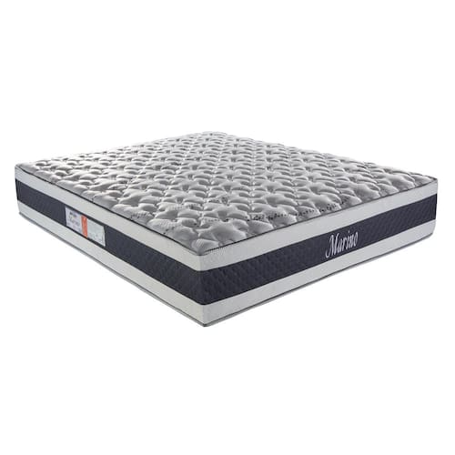 Colchão Queen Size Biflex Marino com Pillow Inn e Molas Ensacadas 33x158x198 cm - Cinza/Azul Menor preço em Colchão Queen Size Biflex Marino com Pillow Inn e Molas Ensacadas 33x158x198 cm - Cinza/Azul