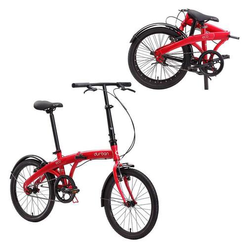 Bicicleta Dobrável Durban Eco 1 Marcha Aro 20 Vermelho 720110 Menor preço em Bicicleta Dobrável Durban Eco 1 Marcha Aro 20 Vermelho 720110