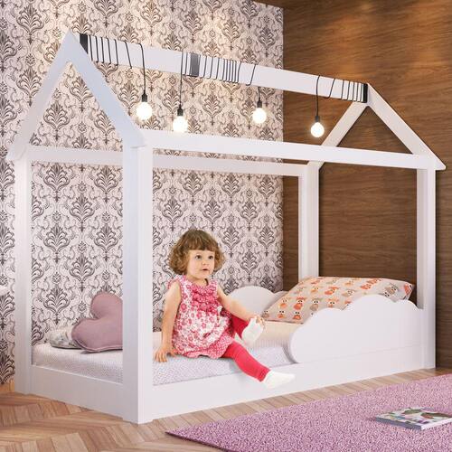 Cama Infantil Montessoriano Branco By 401 - Completa Móveis Menor preço em Cama Infantil Montessoriano Branco By 401 - Completa Móveis