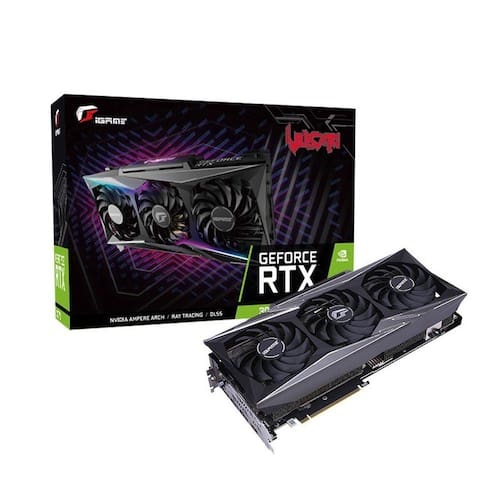 Menor preço em Placa de Video Colorful iGame GeForce RTX 3060 Ti Vulcan OC LHR 8GB GDDR6 256bit