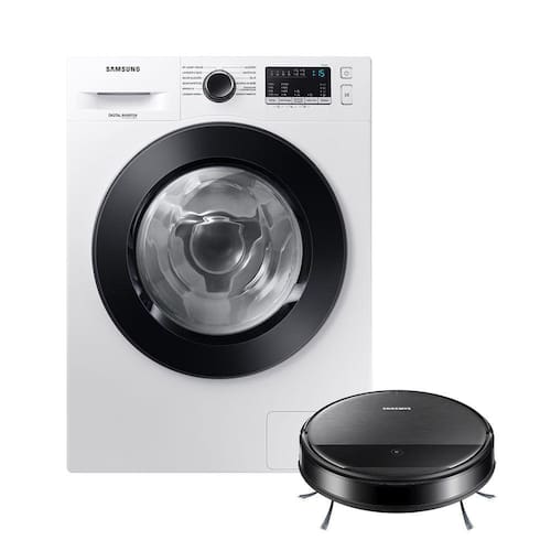 Kit Lava E Seca Wd11M Inverter Branca 11/7Kg 110V E Aspirador Robô 2 Em 1 Com Wi-Fi Vr5000 Menor preço em Kit Lava E Seca Wd11M Inverter Branca 11/7Kg 110V E Aspirador Robô 2 Em 1 Com Wi-Fi Vr5000