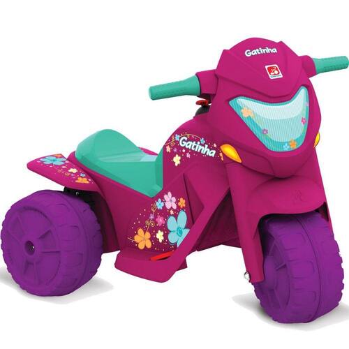 Moto Eletrica Infantil Bandeirante Banmoto 6V Preta Vermelha - Maçã Verde  Baby