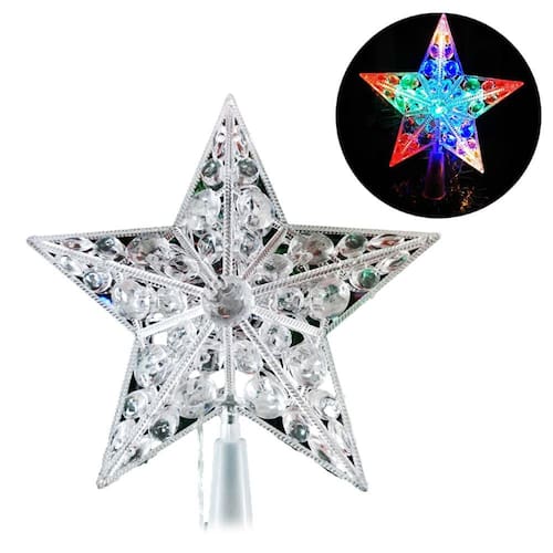 Estrela topper árvore de Natal estilo | Ponto Estrela topper árvore de Natal estilo | Ponto