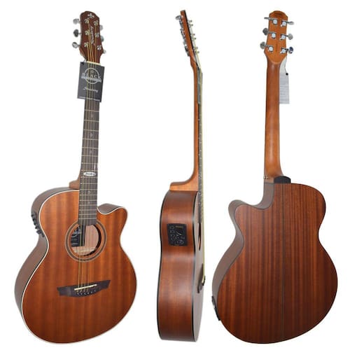 Violão Elétrico Artístico Aço SA200C MGS Mogno Strinberg Menor preço em Violão Elétrico Artístico Aço SA200C MGS Mogno Strinberg