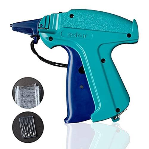 ASKOR Tagging Gun for Clothing2000pcs Barbs, 6 Metal Needles