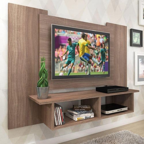 Painel para TV até 48 Polegadas 120cm com Nicho Fellicci Teka Menor preço em Painel para TV até 48 Polegadas 120cm com Nicho Fellicci Teka