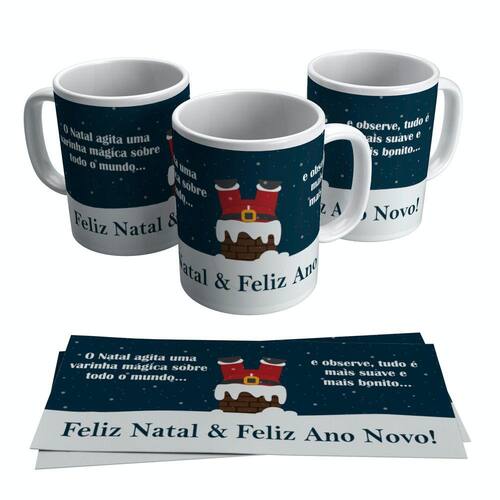 Caneca Feliz Natal Ano Novo Papai | Ponto Caneca Feliz Natal Ano Novo Papai | Ponto