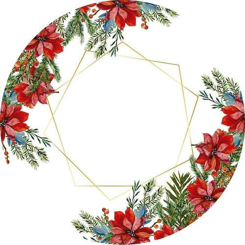 Painel Redondo 3D Sublimado Natal Frd-5541 | Ponto Painel Redondo 3D Sublimado Natal Frd-5541 | Ponto