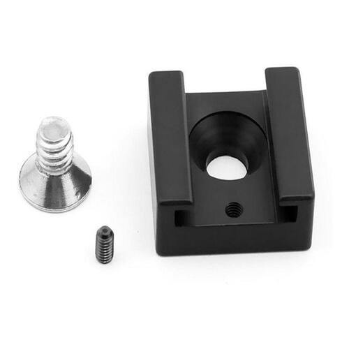 Adattatore Hot Shoe FocusFoto - Da 3/8 A Slitta Flash, Doppio Dado