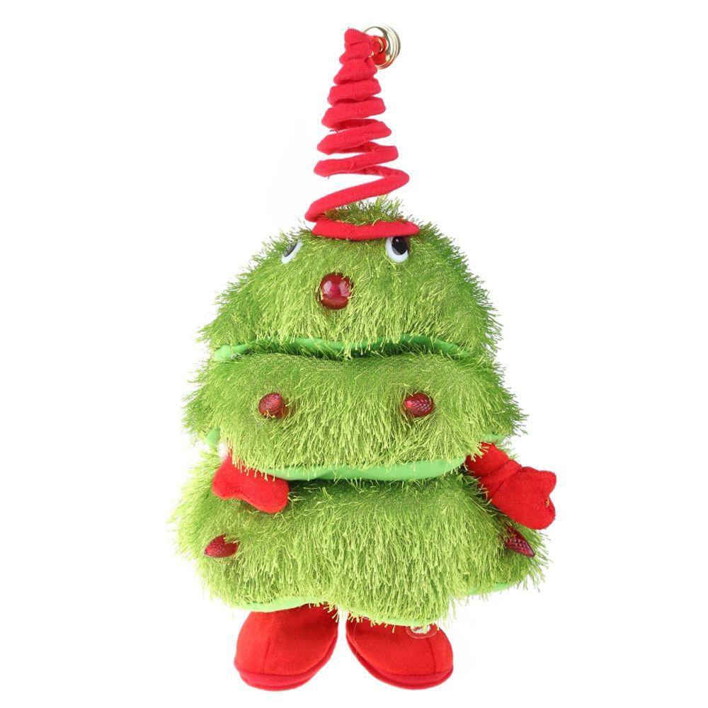 Bonecas Eletrônicas de Árvore de Natal Fofas para Música Infantil Dança cantando Bonecas Eletrônicas de Árvore de Natal Fofas para Música Infantil Dança cantando