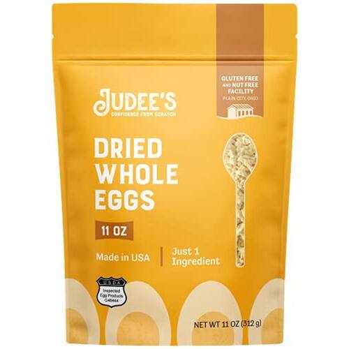 Judee`s Whole Egg Powder 11 oz Sem Aditivos, Apenas Um Ingrediente