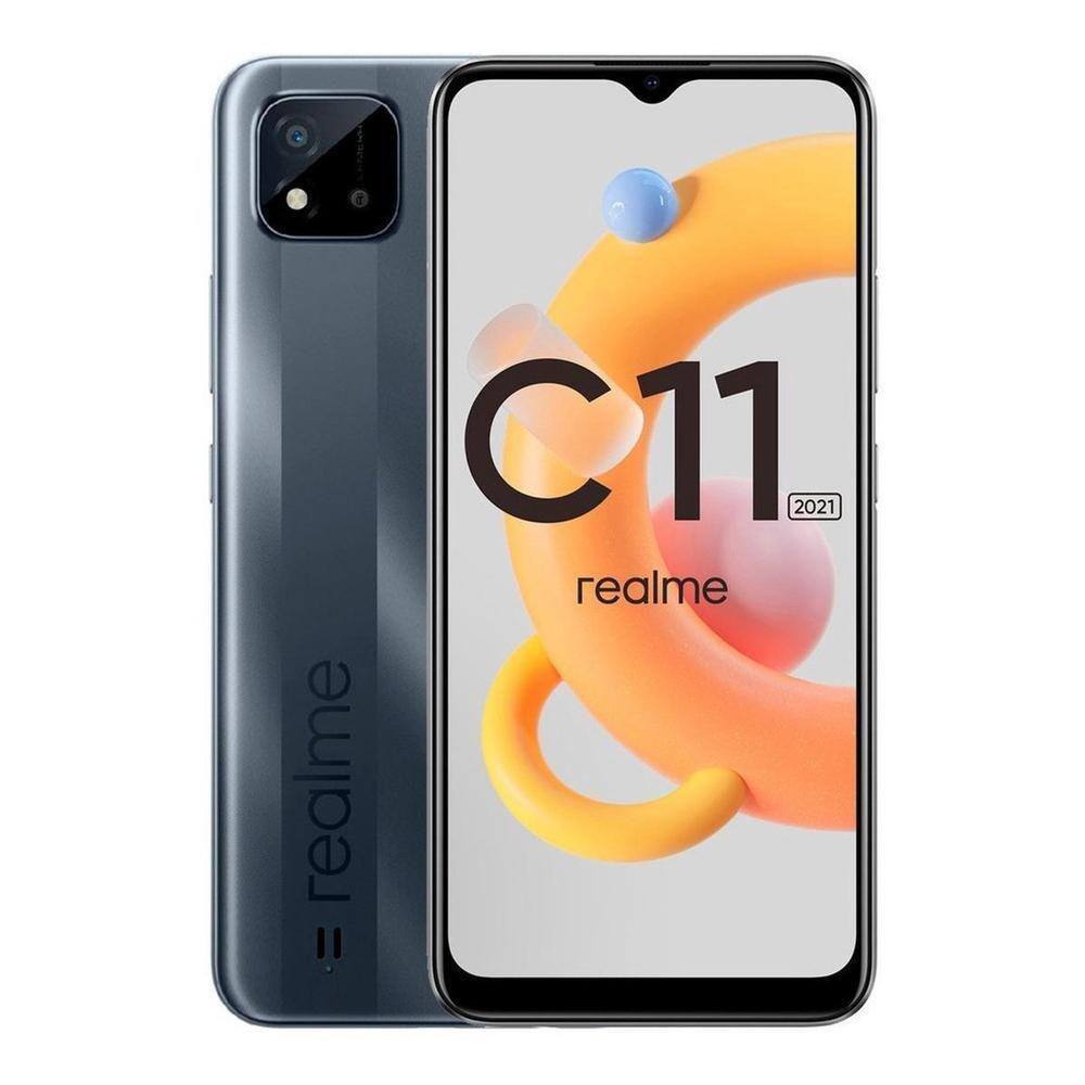Smartphone Realme C11, Tela 6.5'', 32G (Cinza)