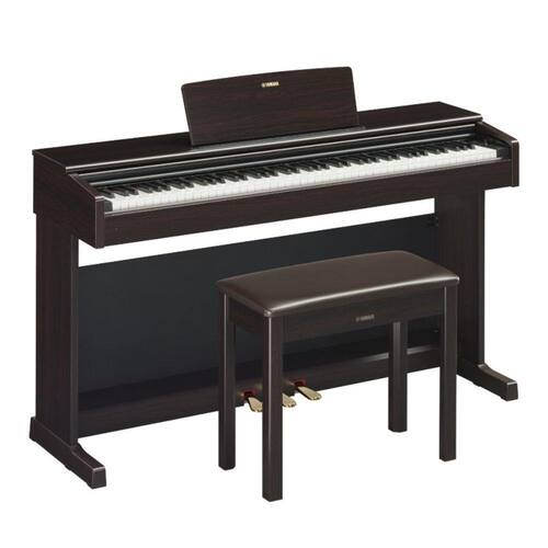 Piano Digital Yamaha Arius YDP-144R Marrom com 192 de Polifonia e 10 Timbres Menor preço em Piano Digital Yamaha Arius YDP-144R Marrom com 192 de Polifonia e 10 Timbres