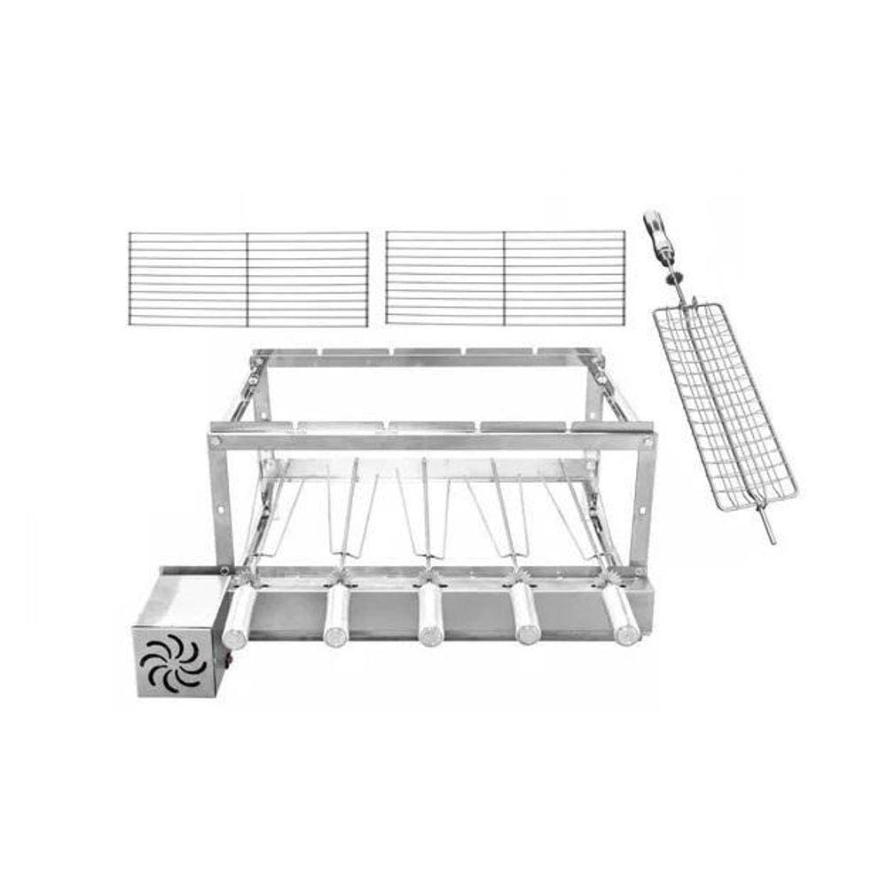 Espetos de Espetinho de 3 Formas  Grill 3-Prong aço inoxidável