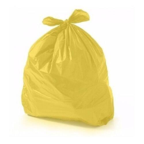Saco De Lixo 60 Litros Colorido Amarelo Comum Com 100 Unidades Ponto